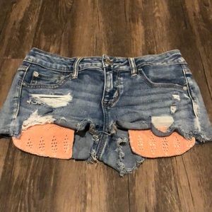 American eagle jean shorts